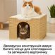 Плетений будиночок Twinea для домашніх тварин з ротангу. Двоярусна лежанка з подушками для котів та маленьких собак P048 фото 3